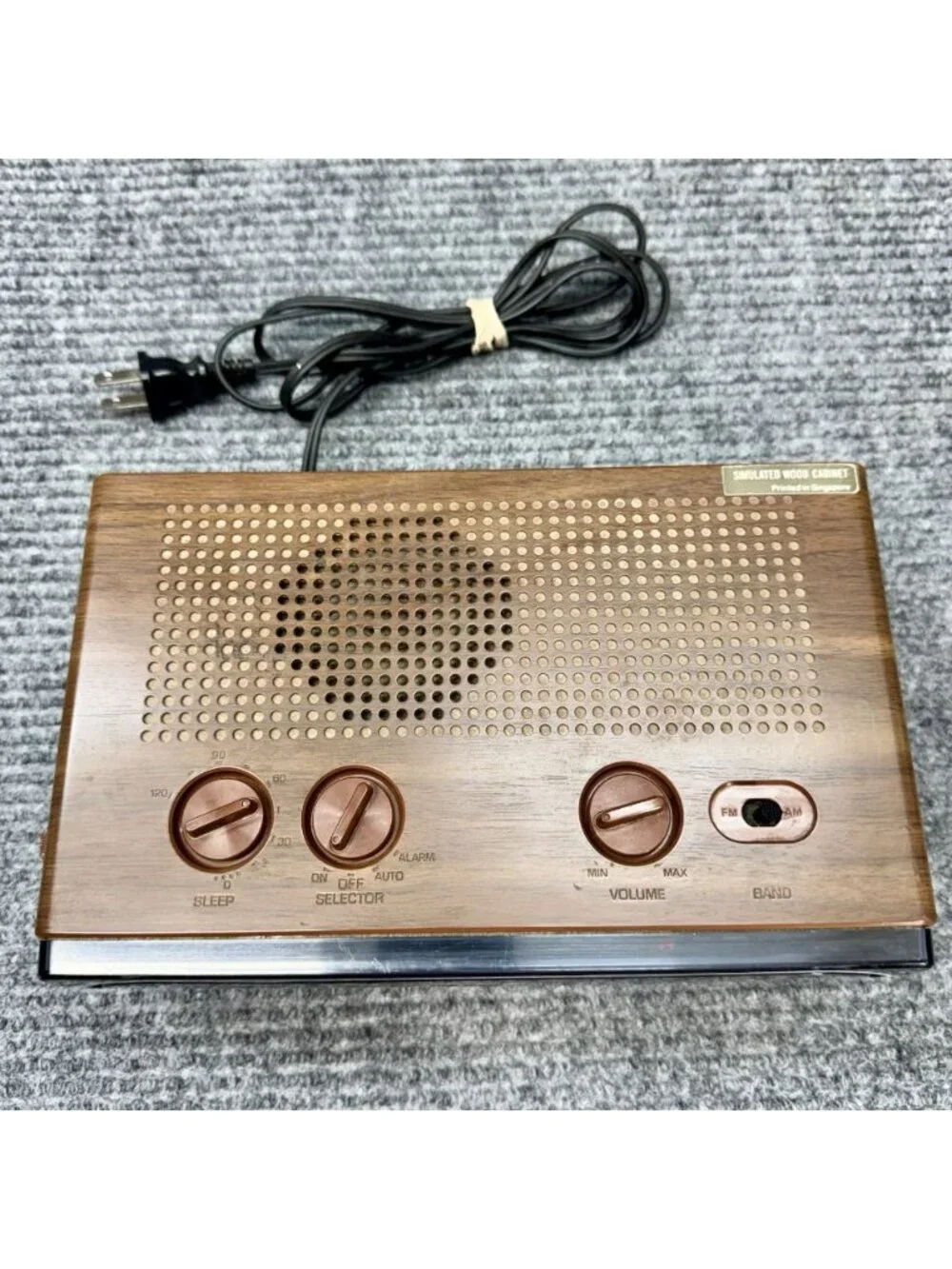 Vintage Panasonic RC-6015 Flip Clock AM FM Radio Back to the Future *Working